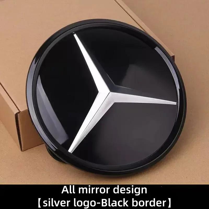 

2025 Hot Car Sticker Car Front Grill Logo Light 3D LED Badge Emblem Luminous Decorative Light For Mercedes Benz W213 E-Class