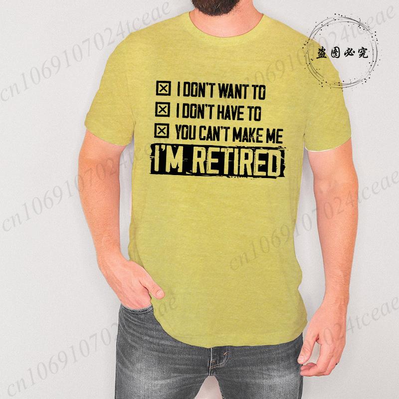 Retirement T-shirt Mens Retired Dad Mom Grandpa Grandma Shirt Retirement Funny Unisex Womens Mens Tee Shirt Clothing