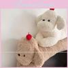 Cute Cherry Puppy Plush Cushion With Soft Cover For Home Decor