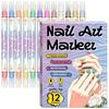 Cross-border Hot Selling Soft Tip Fine Tip DIY Nail Art Graffiti Acrylic Paint Pen