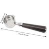 Stainless Steel and Wooden Handle Bottomless Portafilter for Delonghi EC0680 Espresso Brewing