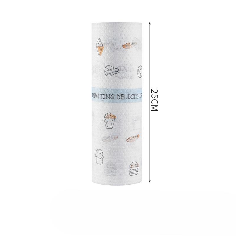 Lazy Rag Wet and Dry Household Cleaning Kitchen Supplies Paper Thickened Disposable Dish Cloth Household Non-woven Towel