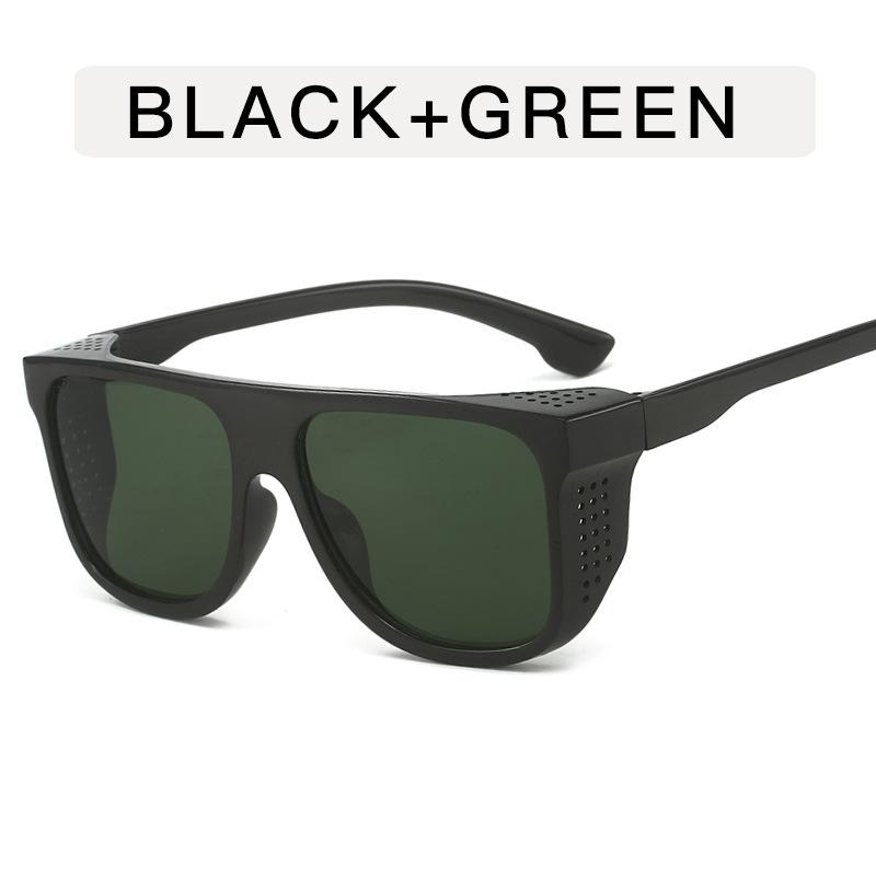 European American Stylish Men Sunglasses Vintage Square Shape Sun Glasses for Man Outdoor UV Protection Hiking Sunglass