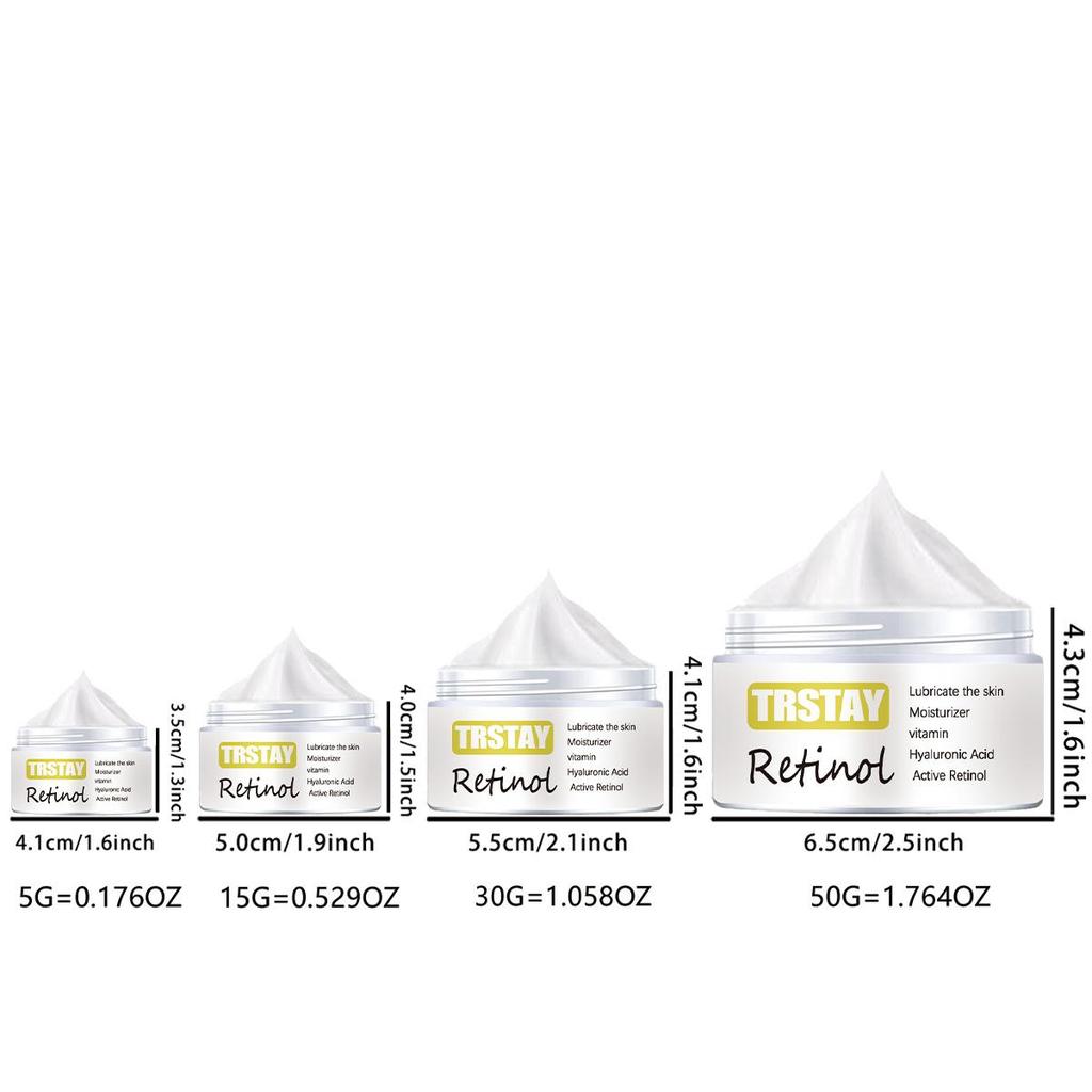 Moisturizing Cream Retinol Lubricant Moisturizing Agent Collagen Hyaluronic Acid 2.5% Active Retinol Whitening and Brightening Skin Anti Aging