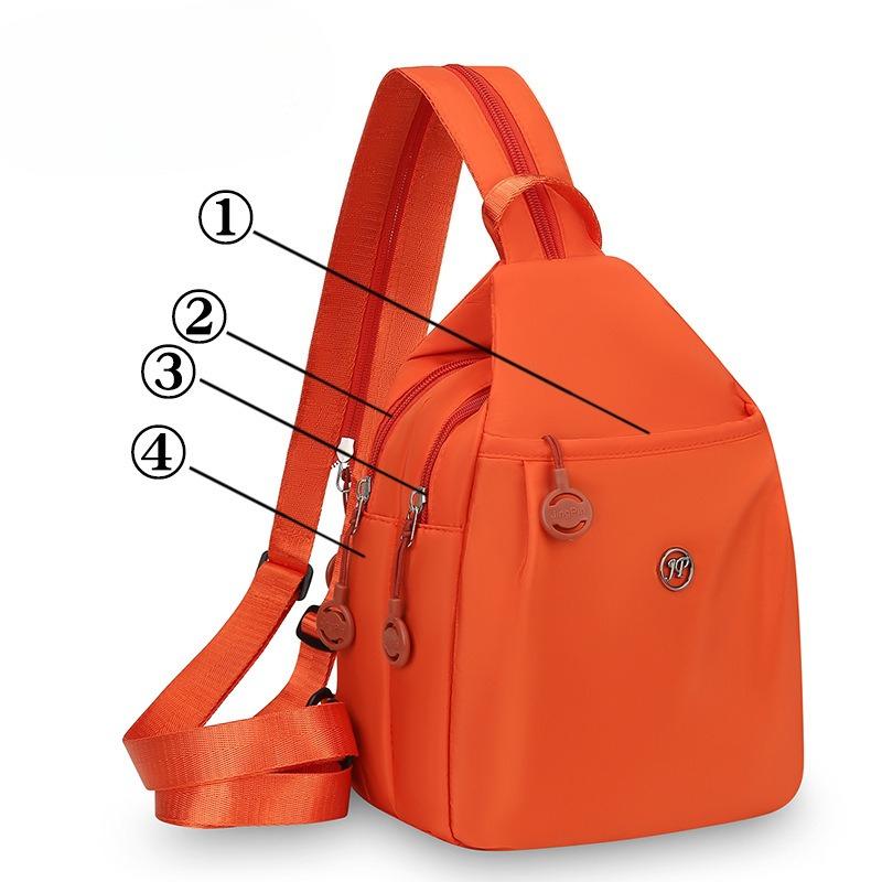 Módní dvouřemenný batoh, Lehká a ležérní taška, Vysoká úroveň vzhledu, Taška přes rameno, Crossbody peněženka