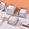 Office Supplies Storage Box Metal Mesh Desktop Sticky Note Box 6Cm