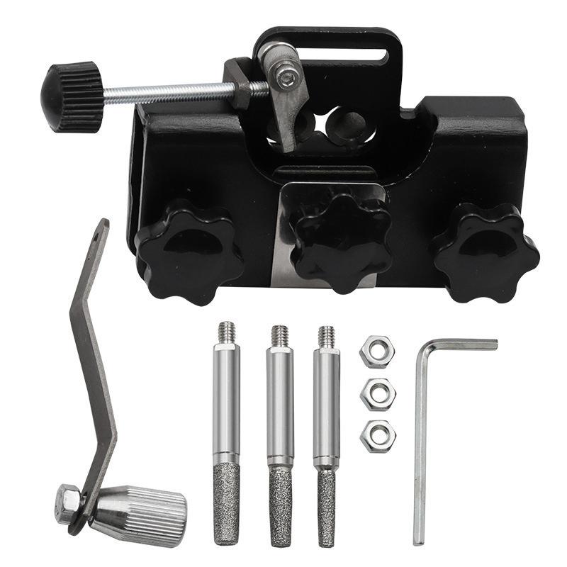 Portable Chain Saw Sharpeners Chainsaw Chain Sharpening Kit Woodworking with  Grinding Stones Electric Chainsaw Grinder Tool