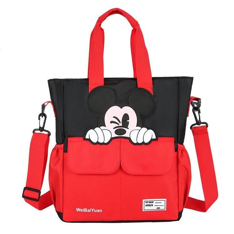 Lilo Stitch Kids Cartoon School Bag With Lightweight Nylon And Expandable Capacity For Elementary Students