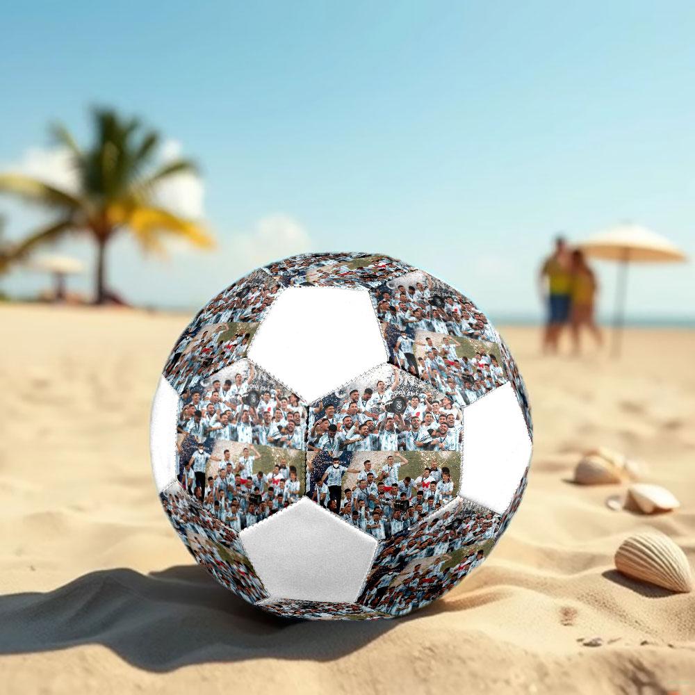 Pallone da calcio ufficiale dell'Argentina, Taglia 5, Cucito a macchina in PVC, Resistente e ad alto rimbalzo, Adatto a tutte le età, Merchandising per tifosi, per partite e uso all'aperto.