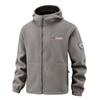 Mens Thickened Fleece Lined Hooded Outdoor Casual Winter Jacket