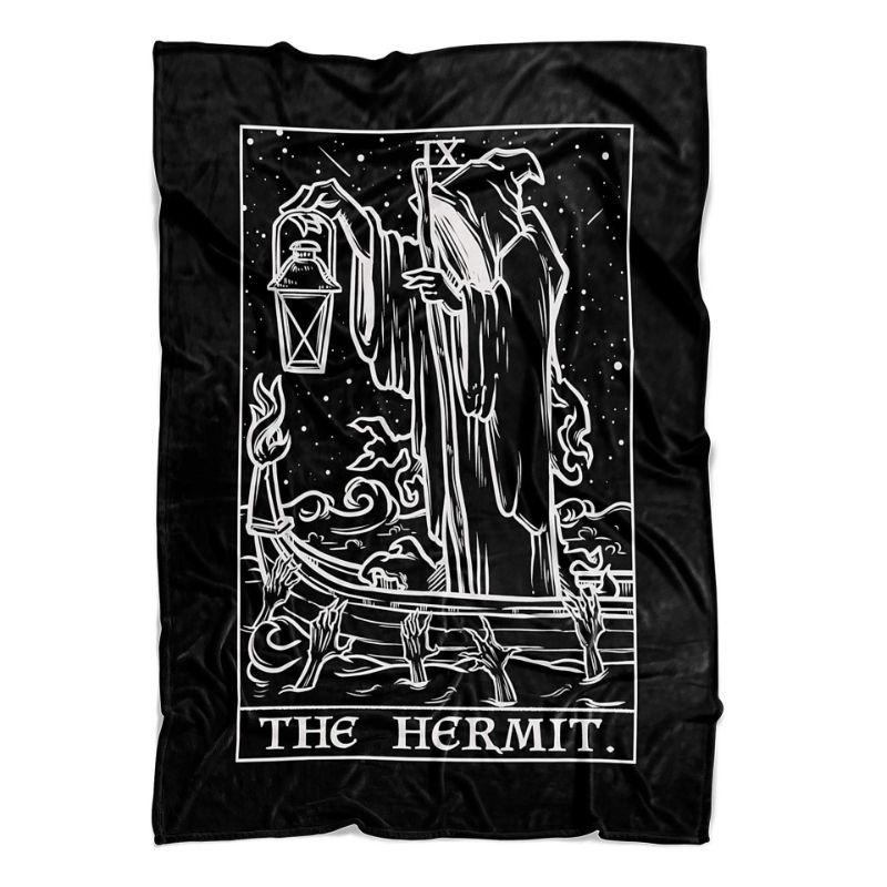Mystic Tarot Cat Moon Tapestry, Boho Celestial Flower Wall Hanging, Living Room Bedroom Decor
