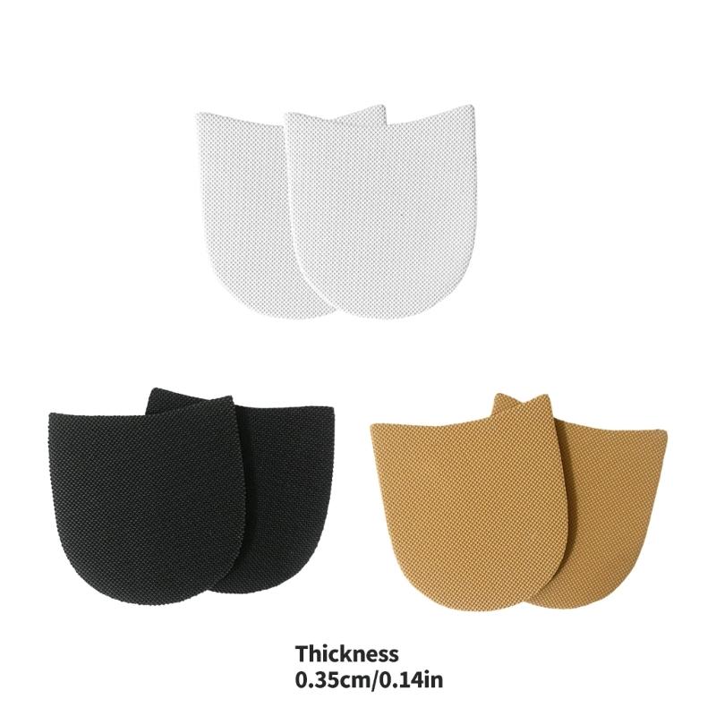 3 Pares Suelas de Goma Resistentes al Desgaste Protectores Suelas de Repuesto para Reparación de Zapatos Parches Antideslizantes para Reparar Talón de Zapato Desgastado