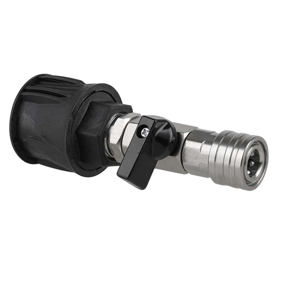 Adjustable Pressure Washer Nozzle with 14 Quick Connect Fitting for Efficient Water Flow Control In Residential Settings
