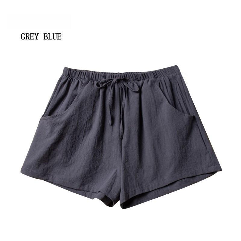 

Casual Linen Shorts Women Workout Shorts Short Pants High Waisted Black Ladies Short Femme Women Shorts Sport Femme XL
