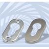 Round Oval Lock Cylinder Cover 304 Stainless Steel Keyhole Cover Black Gold Silver Anti-theft Door Accessories for 32mm Cylinder