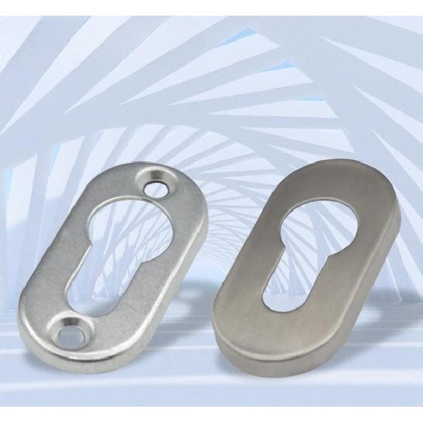 Round Oval Lock Cylinder Cover 304 Stainless Steel Keyhole Cover Black Gold Silver Anti-theft Door Accessories for 32mm Cylinder