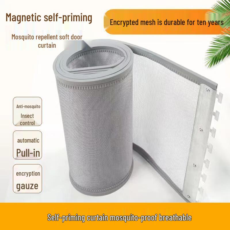 Cortina de Porta de Malha Magnética Anti-Mosquito
