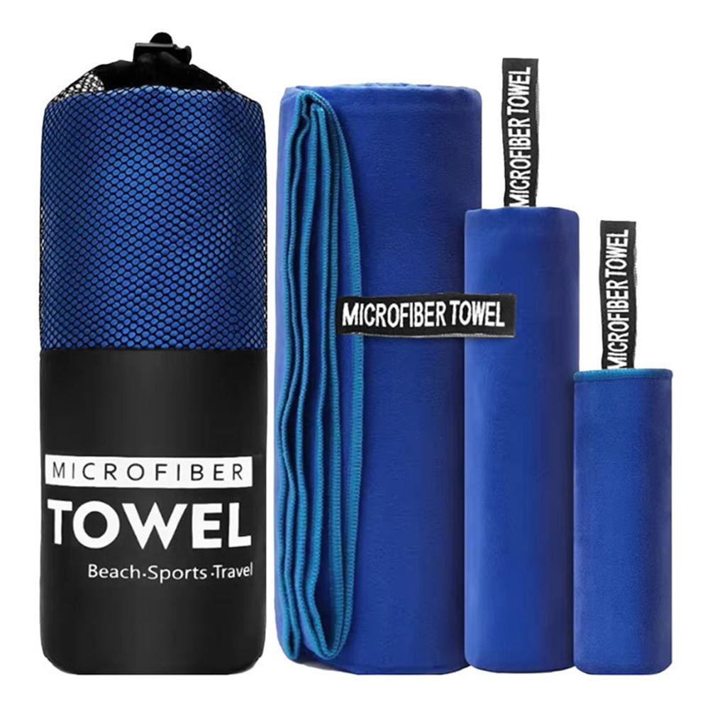 3Pcs Sports Towel Microfiber Travel Towel Lightweight Beach Towel for Fitness Yoga Swimming Sports