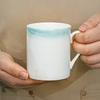 Bone China Mug 300~360ml Household Chinese High Aesthetic Handle Couple Ceramic Water Cups Underglaze Colour Office Coffee Cup