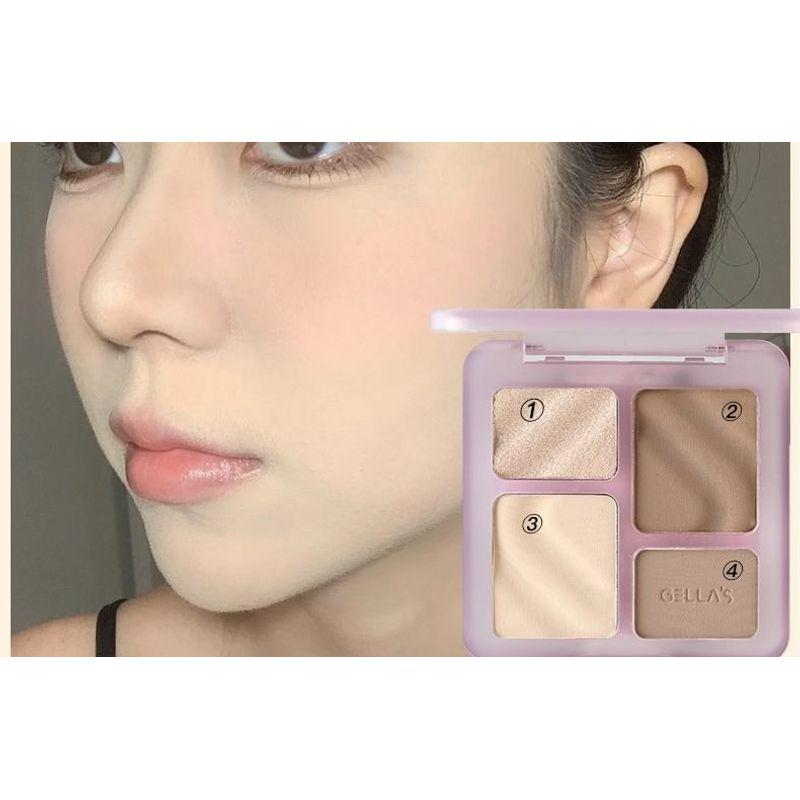 GELLA'S - Paleta de Contorno para Artista - 3 Cores