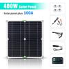 400W High-Efficiency Flexible Solar Panel Kit 12V Solar Panel Battery Charging ControllerInverter Kit Complete for Home Outdoor