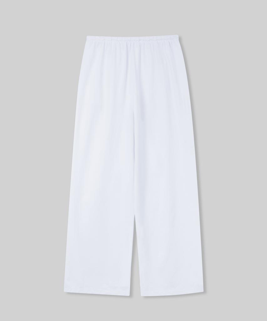 MUSINSA STANDARD WOMAN [Uv Protection] Women'S Cooling Jersey Wide Pants [White]