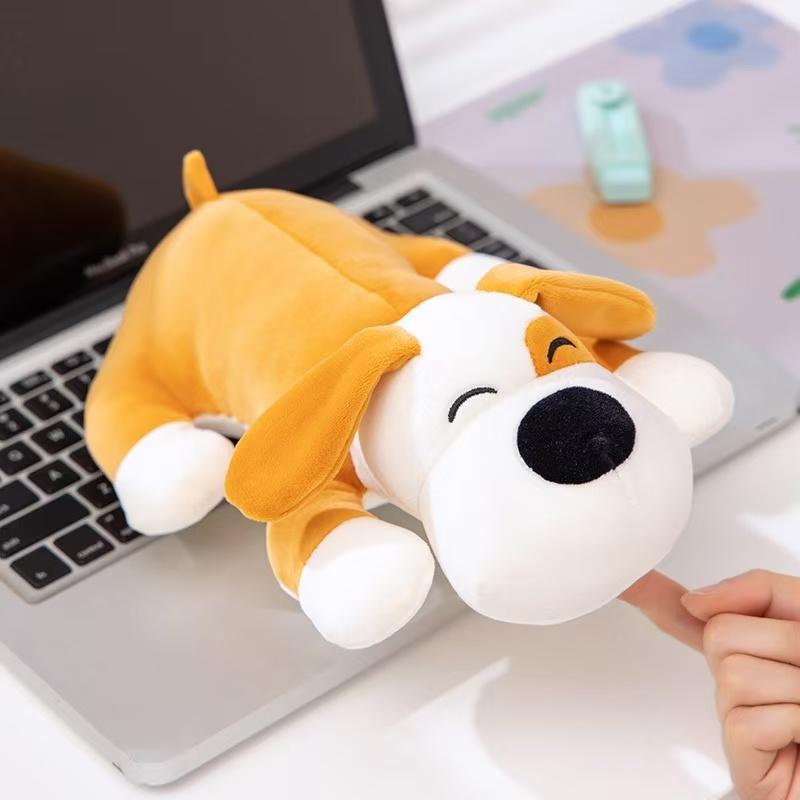 Ručně vyráběný 26/35cm plyšový pejsek Kreslený Anime Roztomilý polštářek Dekorace do domácnosti Dětský dárek k narozeninám Měkká panenka