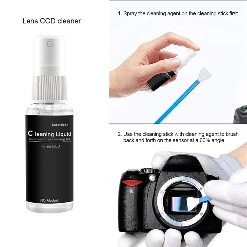 DSLR Lens Camera Cleaner Kit Digital Camera Sensor Cleaning Kit SLR DV Cameras Clean Set for Sony Fujifilm Nikon Canon