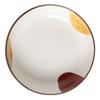 Retro Style Creative Painting Deep Plate Household Ceramic Plate Tableware Round Plate Japanese Dish Steak Plate Large Plate Bowl