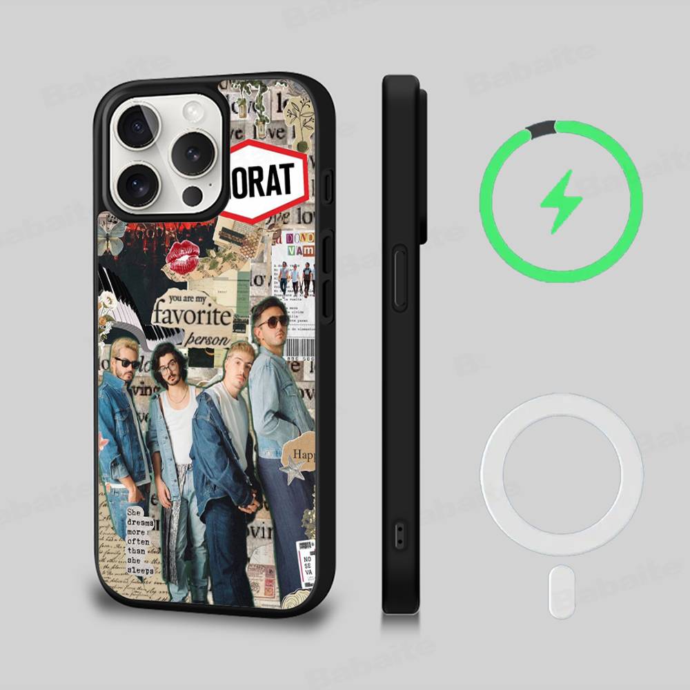 M-Morat Band For Magsafe Magnetic Case For IPhone 17 Air 16 15 14 13 12 11 Pro Max Plus Wireless Charging