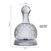 De Ruian Luxury Rotating Wine Decanter and Glass Set
