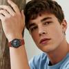 Military Watch Men Nylon Strap Waterproof Luminous Analog Display Calendar Simple Fashion Sports Watch Quartz Green Men's Fashion Accessory