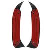 2pcs Glossy Black Rear Bumper Spoiler Fins for Mercedes GLA Class X156 GLA200 260 GLA45 AMG‑Line