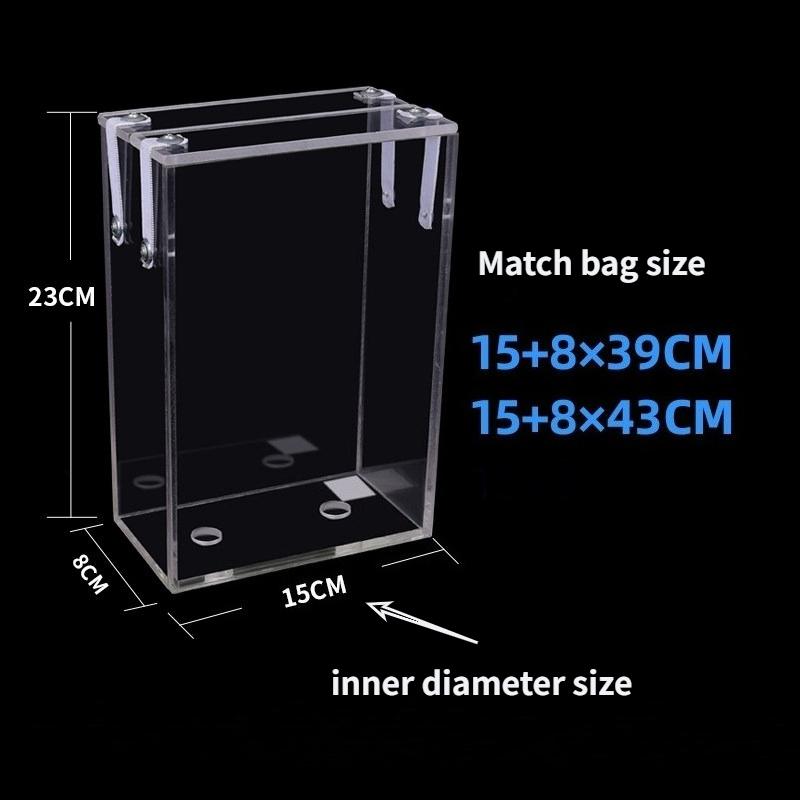 Square Rice Brick Cereal Crop Mold Shaping Transparent Acrylic Rice Brick Bags Mold Coarse Grain Packaging Vacuum Bag Forming Box Molds