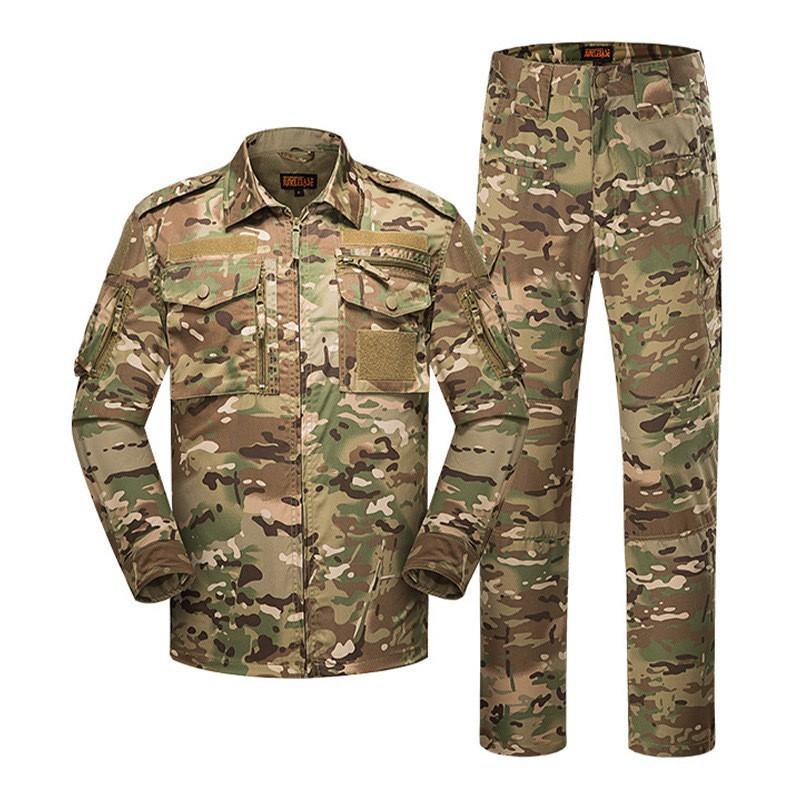 Lison Camouflage Suit Men Wear-resistant Outdoor Instructor