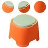 Small Stool Chair Creative Stackable Anti Skid Thickened Step Foot Rest for Household Bedroom