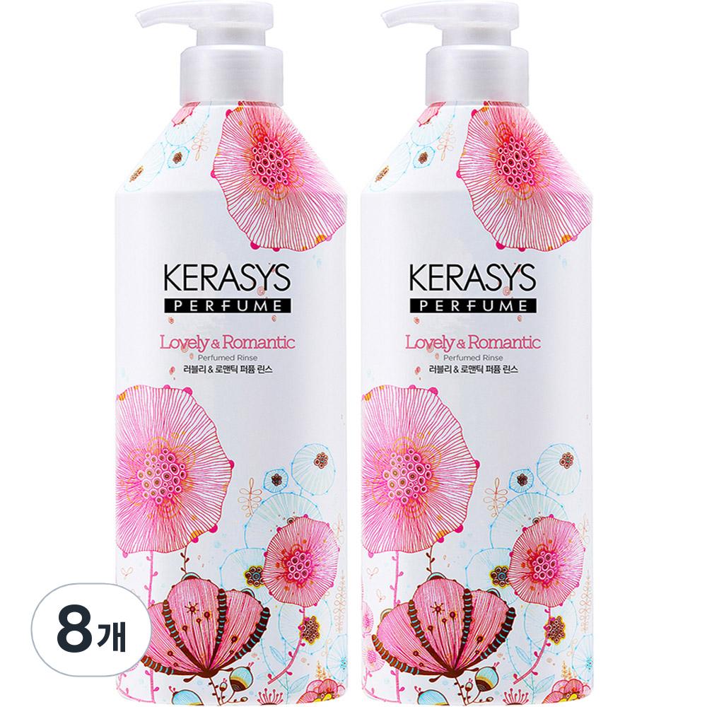 Kerasis Parfüm-Spülung Lieblicher Romantischer Duft 980ml 8 Stück