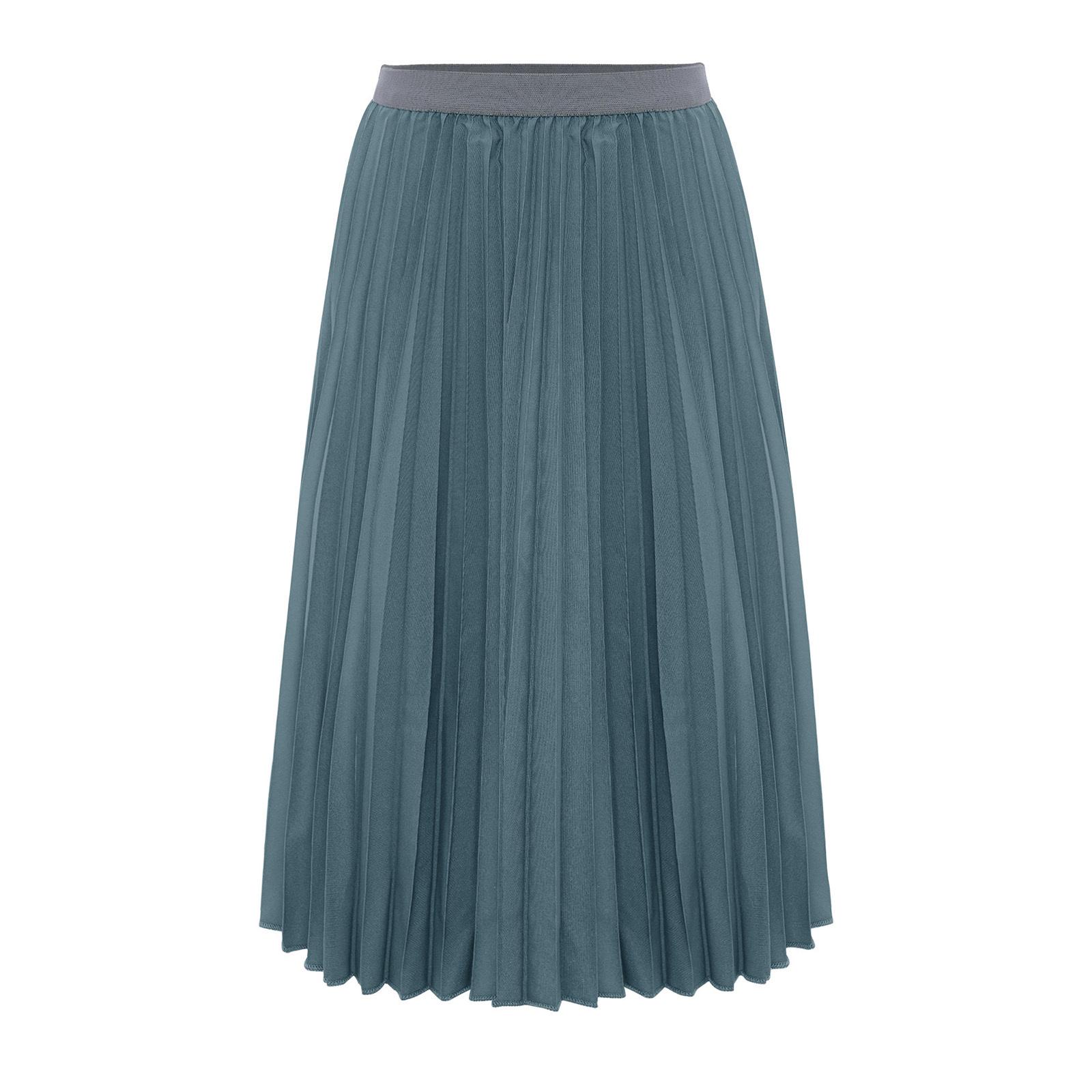 

Жіноча спідниця з високою талією, еластичним поясом, однотонна, плісирована, з підкладкою, легка, для свята, дня народження 5-6 Years