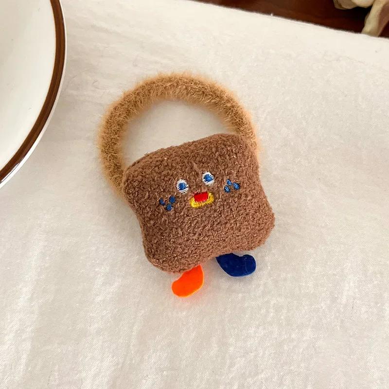 

1 шт. Мультяшная резинка для волос в виде тоста с сыром, милый пучок, резинка для волос-шарик, украшение для волос, мягкая высокоэластичная резинка для волос, повседневный декор