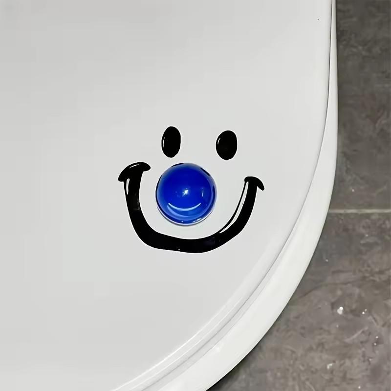 Contemporary Style Dopamine Smile Ball Toilet Lid Lifter Round Shape Handheld Toilet Seat Cover Opener for Bathroom