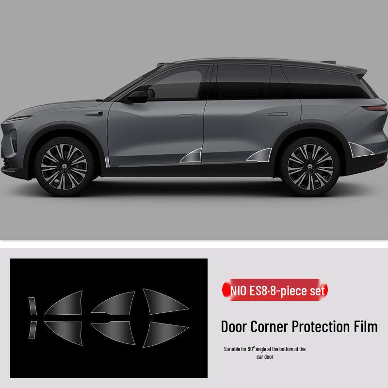 NIO ES8 Dreieckige TPU-Schutzfolie für vordere und hintere Tür, kratzfest