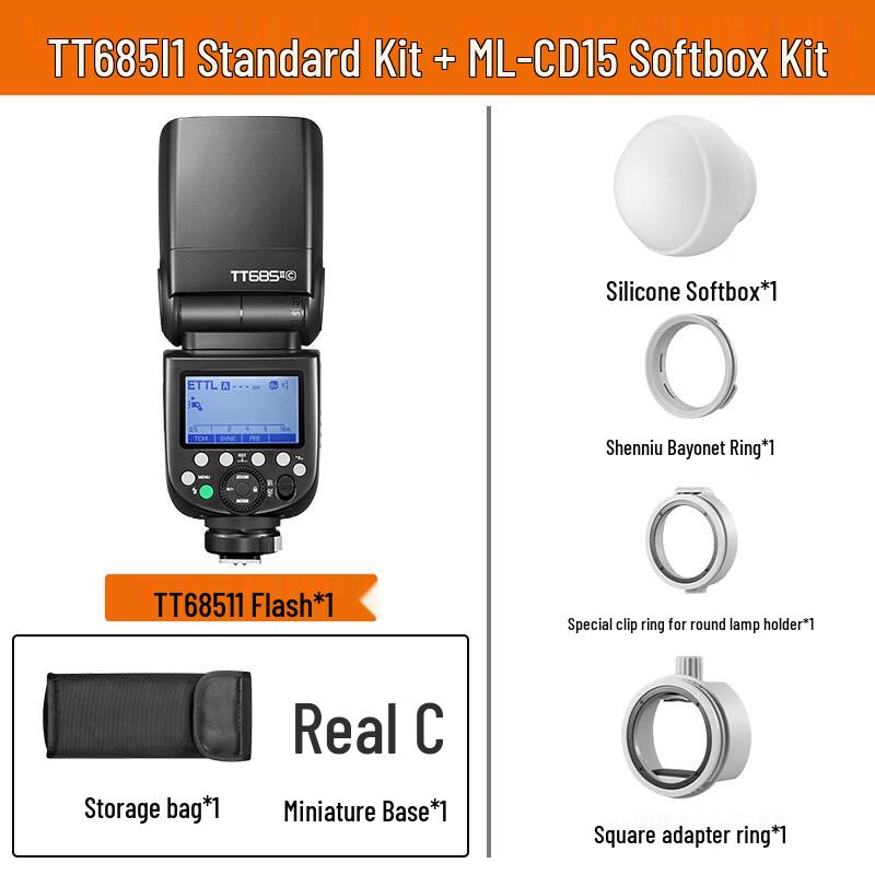 Godox TT685II TTL HSS Hot Shoe Flash Kit