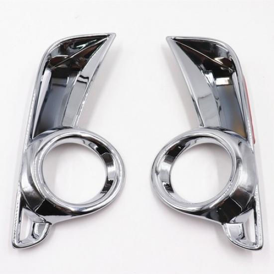 For Toyota Highlander 2017 2018  Chrome Trim Front Fog Light Cover