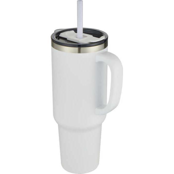 Sydney Vakuumisolierter 1200ml Becher mit Strohhalm