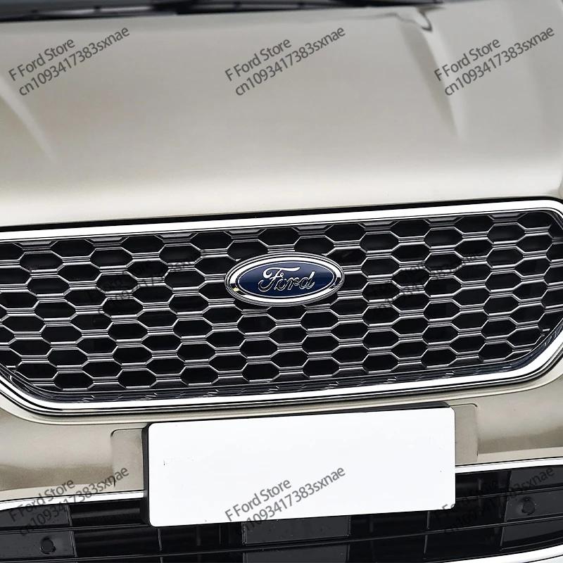 Car Sticker Ford Car Front Grille Logo Hood Logo Badge Sticker Trunk Accessories For Ford Focus mk2 mk3 Fiesta mk7 Ranger Mondeo