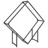Firewood Rack Black 100 x 25 x 100 cm Cold Rolled Steel