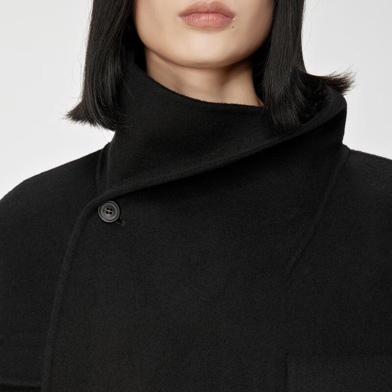 JNBY Women's 2022 Winter Wool Blend Loose H-Line Coat