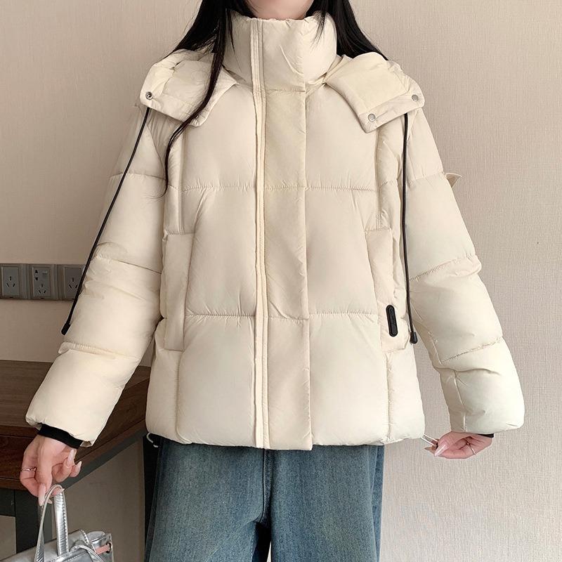 Winter New Women's Short Hooded Down Padded Jacket Casual Loose Thickened Padded Jacket Padded Jacket