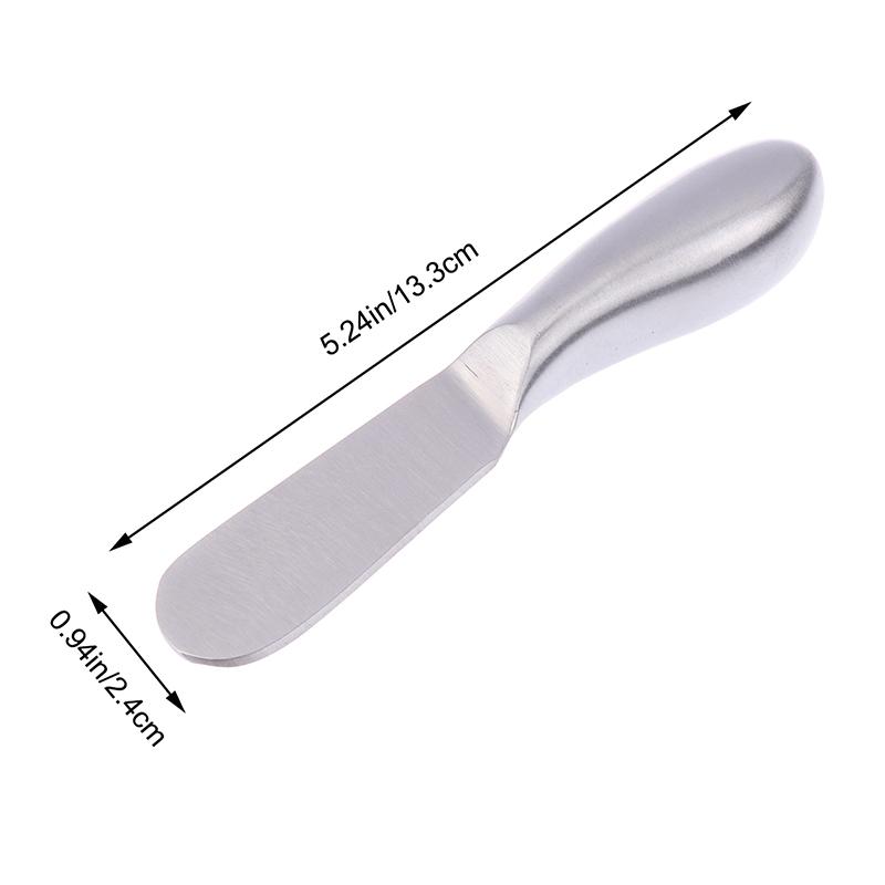 Stainless Steel Butter Knife Pizza Cheese Dessert Jam Knife Cutlery Creme Knives Breakfast Toast Cream Bread Knife Tableware