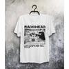 Rock Radiohead Kid A's Album Tour Concert Rare T-shirts Oversized Black White Navy Blue Men  Women Casual Printed Short-sleeved